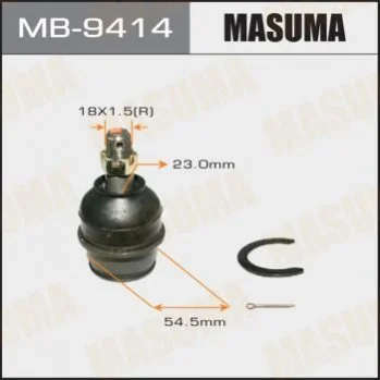 Опора кульова переднього нижнього важеля Lexus LX570/ Toyota Land Cruiser, Sequoia, Tundra (07-) (MB-9414) MASUMA Masuma MB9414 (фото 1)