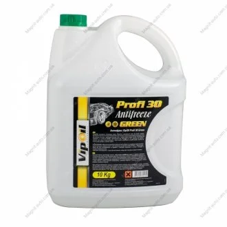 Антифриз VipOil Profi 30 Green (зелений) 10кг х2 Vipoil 701394