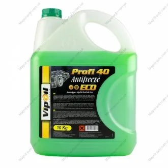 Антифриз VipOil ECO Profi 40 (зелений), 10кг х2 Vipoil 701408