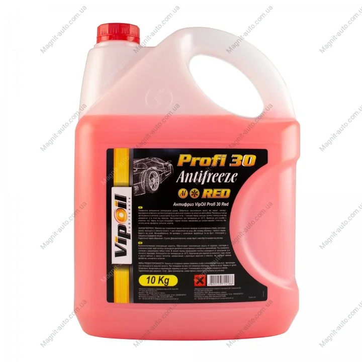 Антифриз VipOil Profi 30 Red (червоний) 10кг х2 Vipoil 701391 (фото 1)