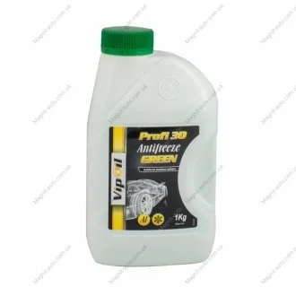 Антифриз VipOil Profi 30 Green (зелений) 1кг х8 Vipoil 701392