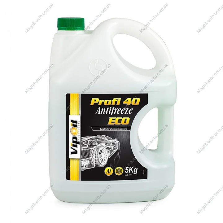 Антифриз VipOil ECO Profi 40 (зелений), 5кг х4 Vipoil 701407 (фото 1)