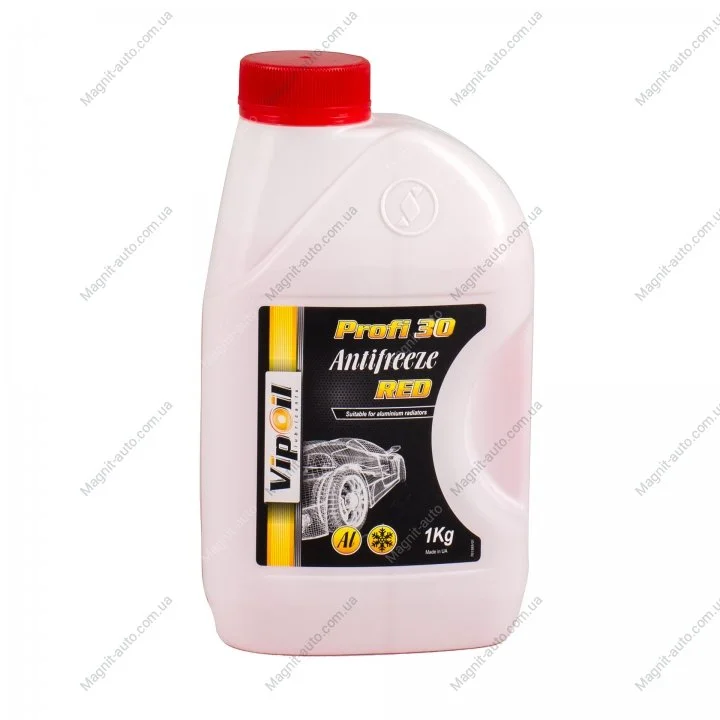 Антифриз VipOil Profi 30 Red (червоний) 1кг х8 Vipoil 701389 (фото 1)