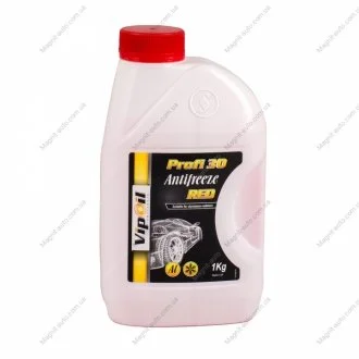 Антифриз VipOil Profi 30 Red (червоний) 1кг х8 Vipoil 701389