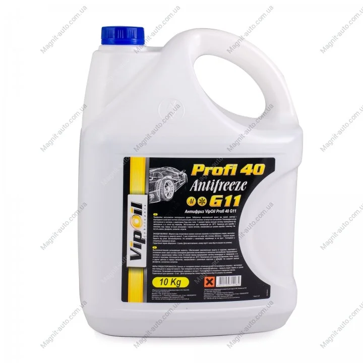 Антифриз VipOil G11 Profi 40 (синій), 10кг х2 Vipoil 701400 (фото 1)