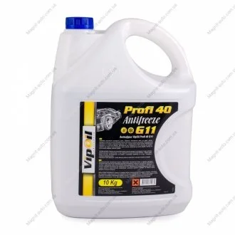 Антифриз VipOil G11 Profi 40 (синій), 10кг х2 Vipoil 701400