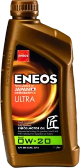 Олива моторна 0W-20 ENEOS ULTRA API SM, ILSAC GF-5, 1л, синт. Eneos EU0021401N