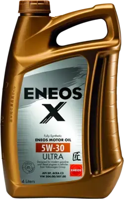 Олива моторна 5W-30 ENEOS X ULTRA API SP/SN Plus, ACEA C3, VW 504.00/507.00, 4л, синт. Eneos EU0025301N (фото 1)