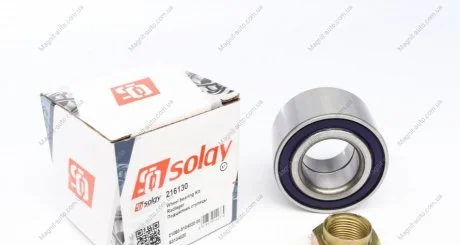 Підшипник маточини (ремкомплект) Solgy 216130