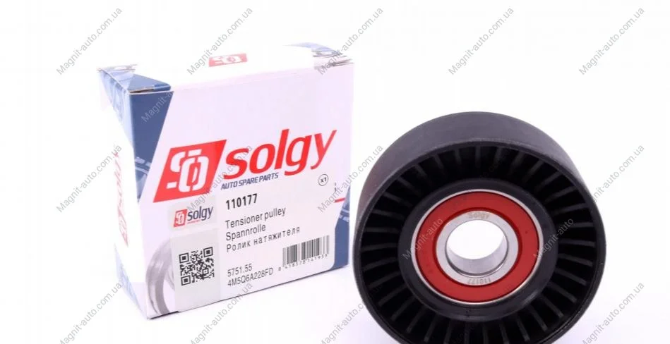 Ролик натяжной ремня генератора Solgy 110177 (фото 1)