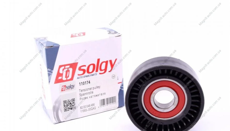 Ролик натяжной ремня генератора Solgy 110174 (фото 1)