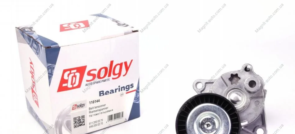 Ролик натяжний ременя генератора Solgy 110144 (фото 1)