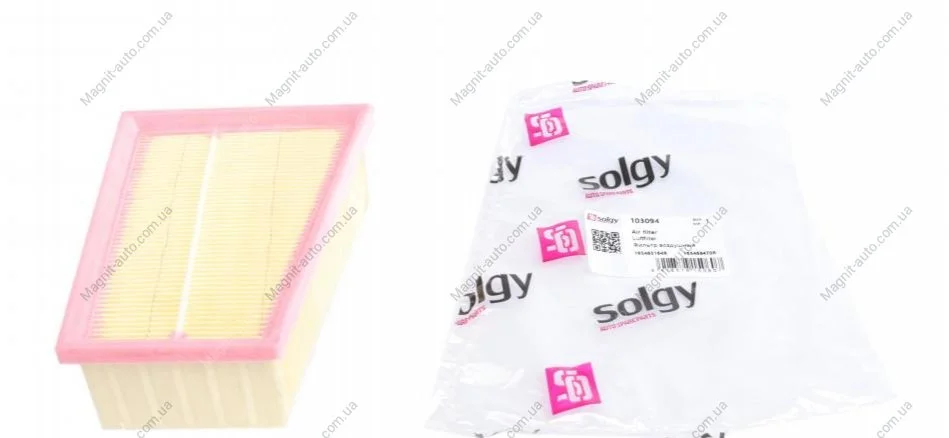 Елемент фільтруючий очищення повітря Solgy 103094 (фото 1)