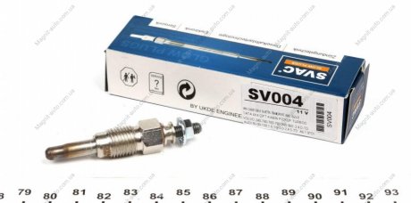 Свеча накала VW/AUDI 1.3-1.9-2.4D/TD 11V Svac SV004 (фото 1)