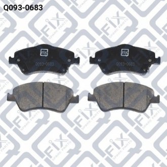 Колодки гальмівні передн.дискові Q-fix Q0930683