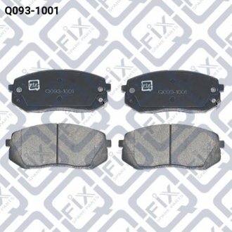 Колодки гальмівні передн.дискові Q-fix Q0931001