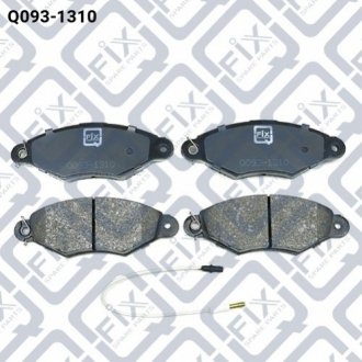Колодки гальмівні передн.дискові Q-fix Q0931310