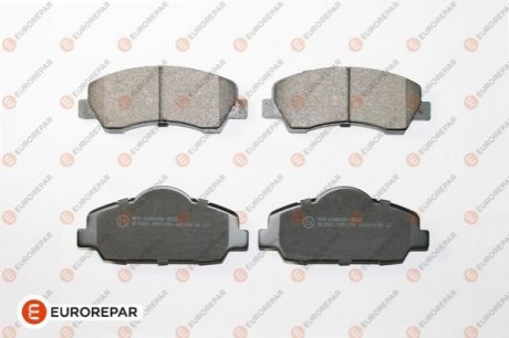 Передние тормозные колодки CITROEN C4 CACTUS, C-ELYSEE PEUGEOT 301, 308 II 1.2-2.0D 11.12 Eurorepar 1619790580