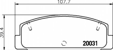 Колодки тормозные дисковые задние Mazda 6 1.8, 2.0, 2.2 (07-) Nisshinbo NP5004