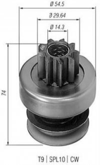 Бендикс OPEL Record 1,8-2,0 86-/2,0-2,3D MAGNETI MARELLI 940113020086