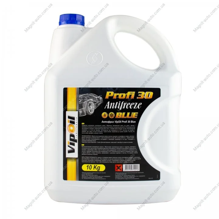 Антифриз VipOil Profi 30 Blue (синій) 10кг х2 Vipoil 701397 (фото 1)