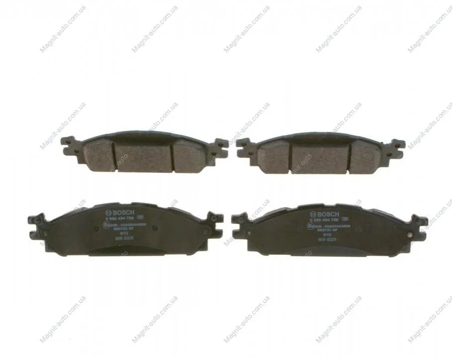 Тормозные колодки дисковые FORD Explorer \'\'F BOSCH 0986494758 (фото 1)