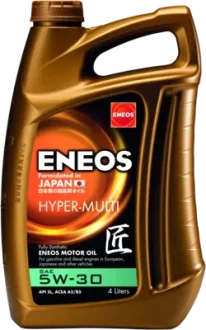 Олива моторна 5W-30 ENEOS HYPER MULTI RN0700, ACEA A5/B5, 4л, синт. Eneos EU0033301N