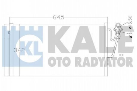 KALE BMW Радиатор кондиционера Mini Cooper,One,Clubman,Countryman,Paceman Kale oto radyator 384900