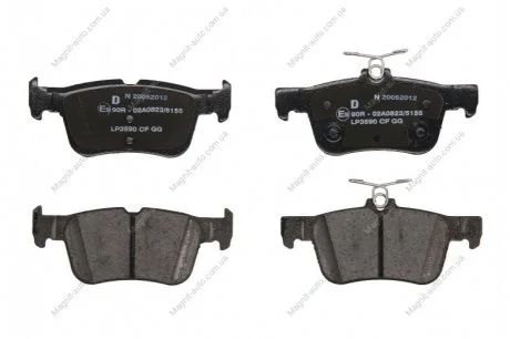 FORD Колодки тормозн. задн. GALAXY III, MONDEO V, S-MAX 14- Delphi LP3590