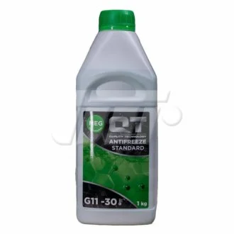 Антифриз QT MEG STANDARD -30 G11 зелений 1кг Qt-oil QT552301