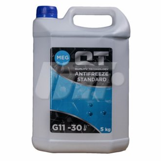 Антифриз QT MEG STANDARD -30 G11 BLUE 5кг Qt-oil QT553305 (фото 1)