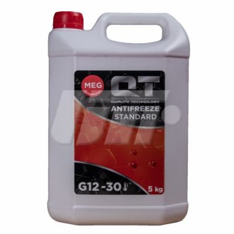 Антифриз QT MEG STANDARD -30 G12 RED 5кг Qt-oil QT551305 (фото 1)