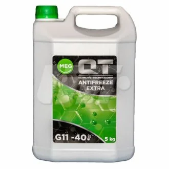 Антифриз QT MEG EXTRA -40 G11 зелений 5кг Qt-oil QT562405