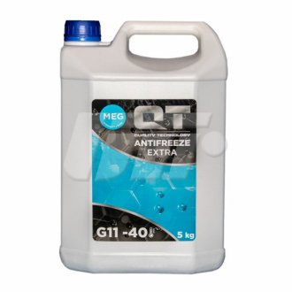 Антифриз QT MEG EXTRA -40 G11 BLUE 5кг Qt-oil QT563405 (фото 1)