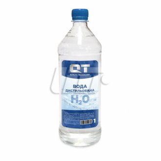 Вода дистиллированная 1л ПЭТФ Qt-oil QT-wfe1 (фото 1)