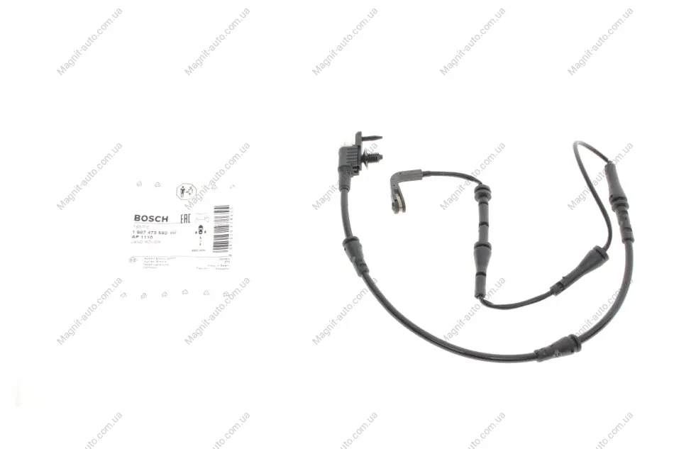 ДАТЧИК ЗНОШУВАННЯ ДИСК.КОЛ.ЗАД BOSCH 1987473592 (фото 1)