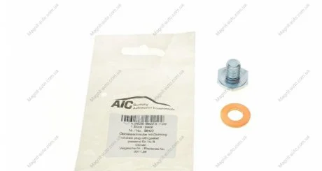 Болт зливу олії + шайба Aic 56422