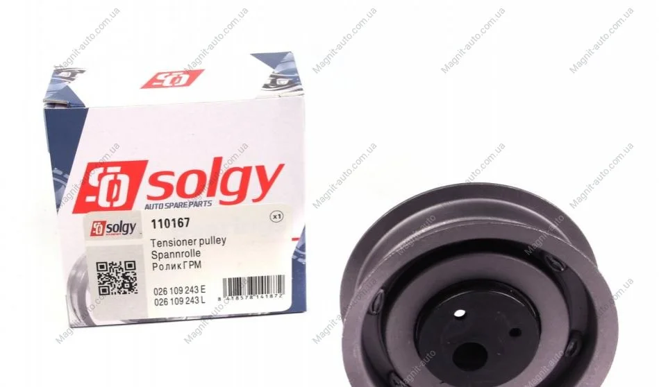 Ролик натяжний ременя ГРМ Solgy 110167 (фото 1)