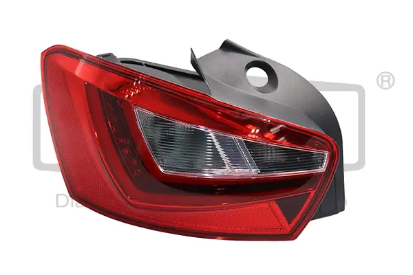 Ліхтар лівий LED чорний Seat Ibiza (08-) DPA Dpa 99451455902 (фото 1)