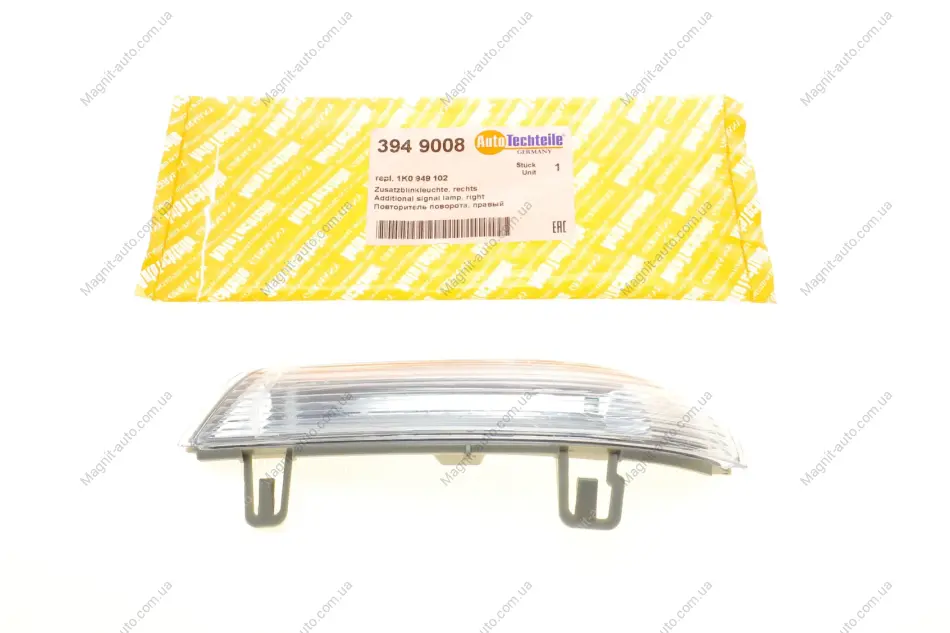 Повторювач повороту на дзеркало VW Golf V/Passat/Sharan 95- Пр. AUTOTECHTEILE 394 9008 (фото 1)