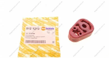 Гумівка глушника, FIAT Doblo, 1.3/1.9 JTD, 01- AUTOTECHTEILE 512 1210