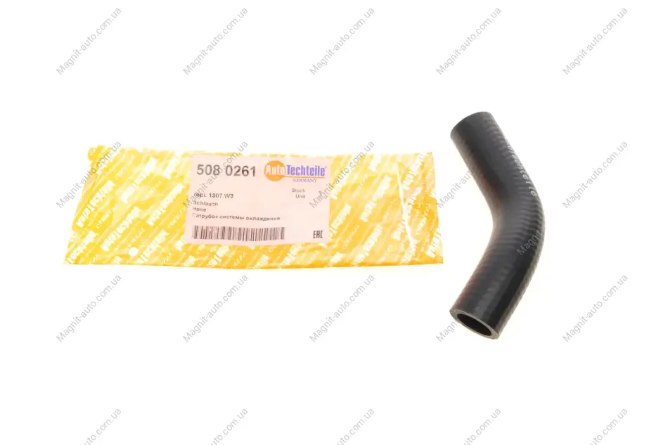 Патрубок системи охолодження, CITROEN Berlingo /Jumpy / PEUGEOT Partner 1.8-1.9 D / Expert 1.9 D AUTOTECHTEILE 508 0261 (фото 1)