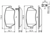 SUZUKI Тормозные колодки передн.Swift,SX4,Opel Agila 05-,Nissan Note,Micra 05- BOSCH 0986495485 (фото 1)