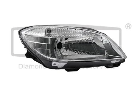 Фара права без лінзи біла Skoda Fabia (06-14),Roomster (06-15) DPA Dpa 99411287002
