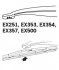 ExactFit Rear Щітка склоочисника,задня OEM (350мм) Trico EX357 (фото 4)