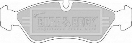 - Гальмівні колодки до дисків BORG & BECK BBP1423 (фото 1)