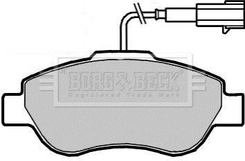 - Гальмівні колодки до дисків BORG & BECK BBP2416 (фото 1)