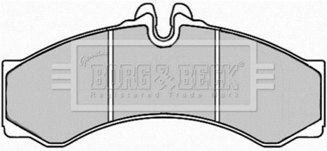 Гальмівні колодки до дисків BORG & BECK BBP2247 (фото 1)