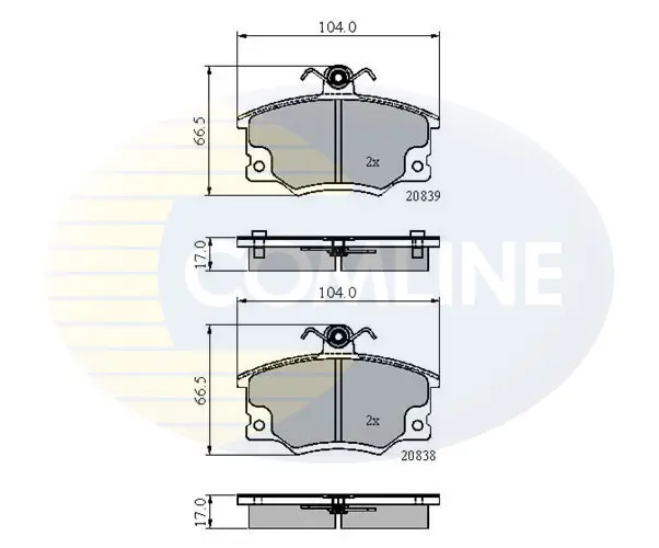 - Гальмівні колодки до дисків Comline CBP4137 (фото 1)