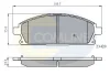 - Тормозные колодки для дисков Comline CBP0591 (фото 1)